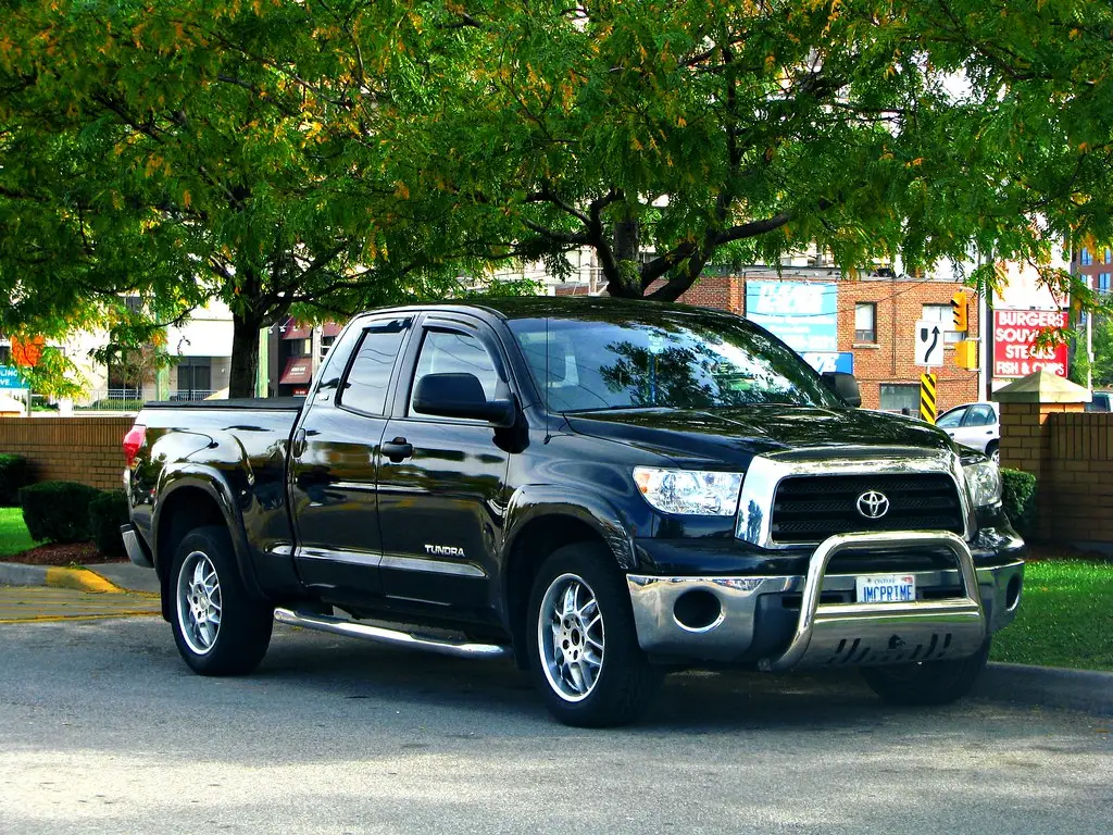 Toyota Tundra pickup truck parked outdoors
