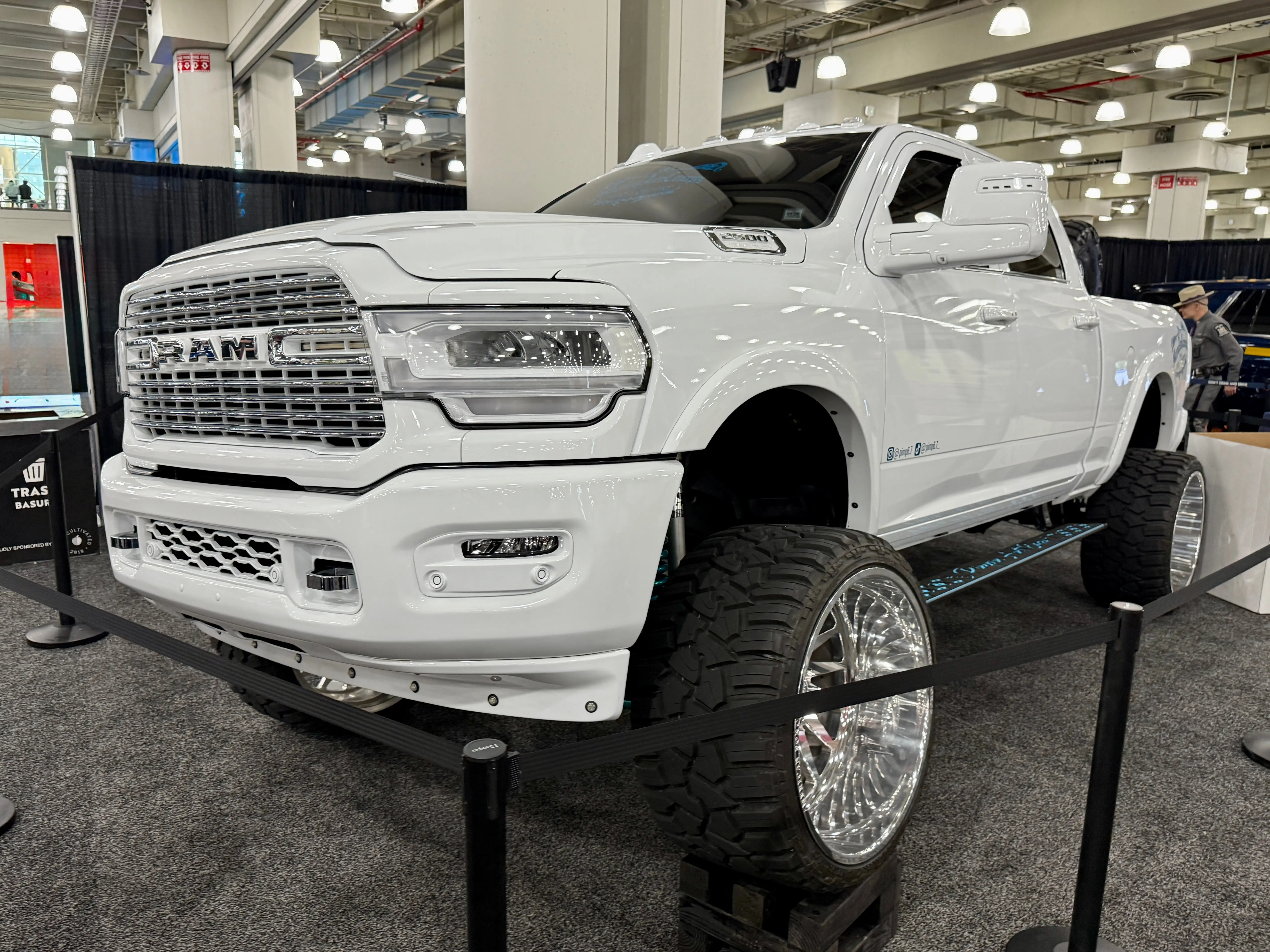 Lifted RAM 2500 heavy-duty pickup truck