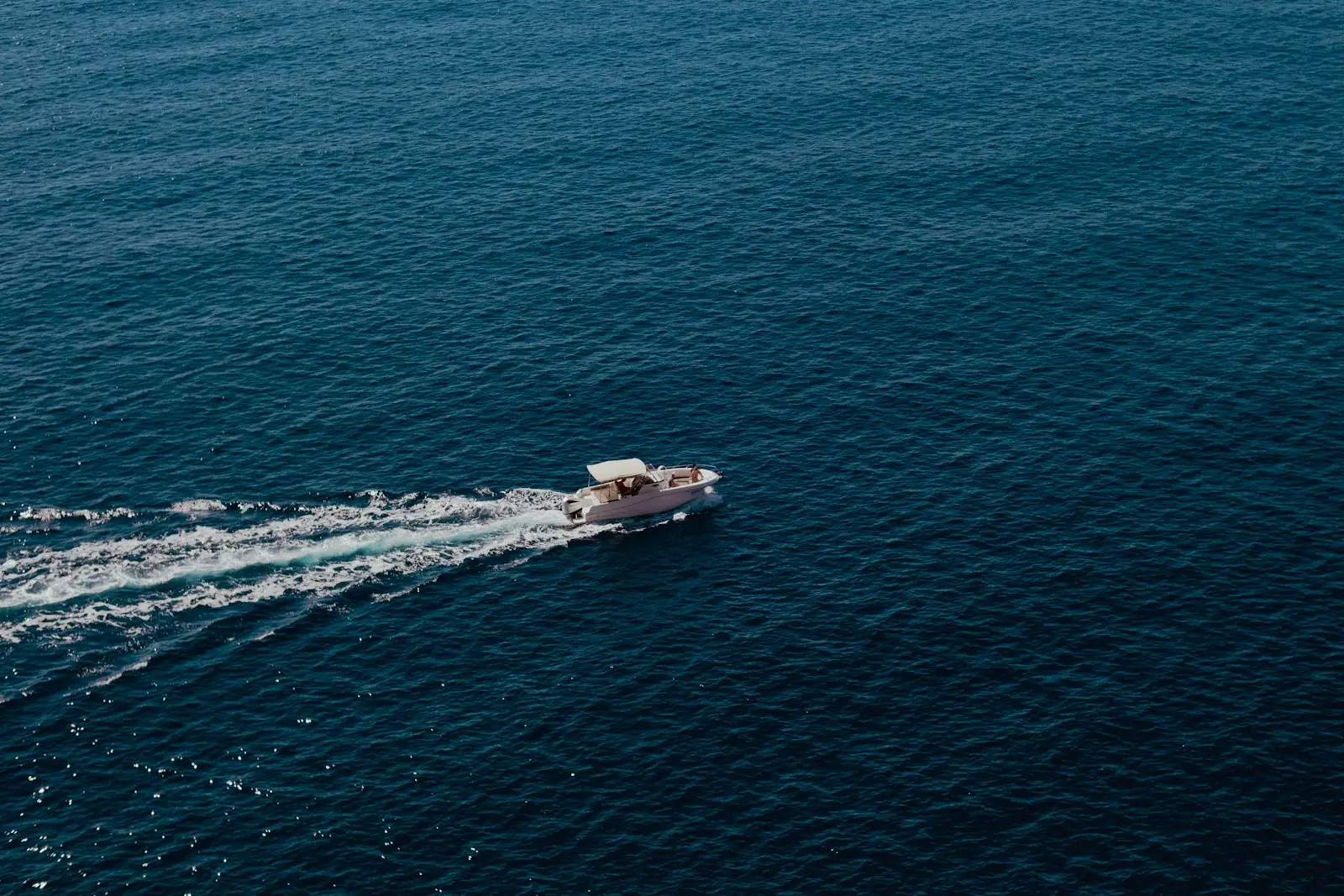 A boat in the water