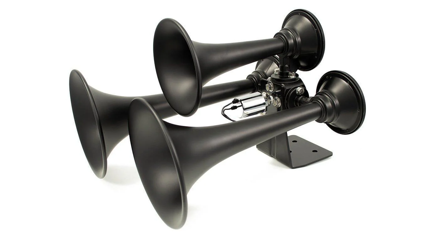 HornBlasters Rhino trumpet cluster detail