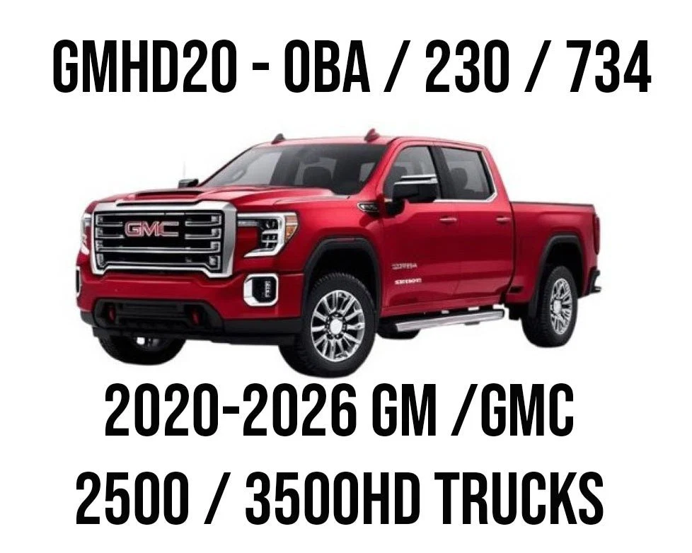 Kleinn GMHD20-734 bolt-on train horn and onboard air system for 2020-2026 GM 2500HD/3500HD — kit overview