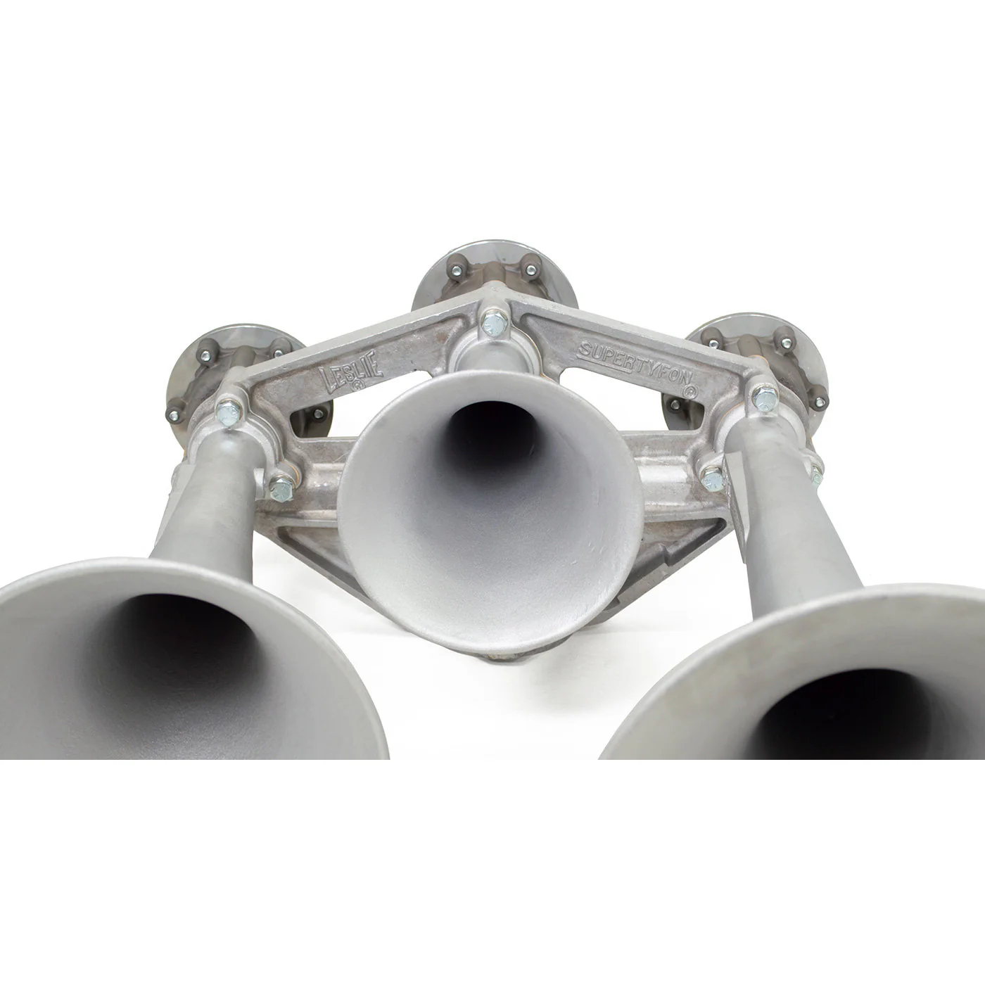 Leslie Supertyfon 3-chime horn manifold and mounting orientation