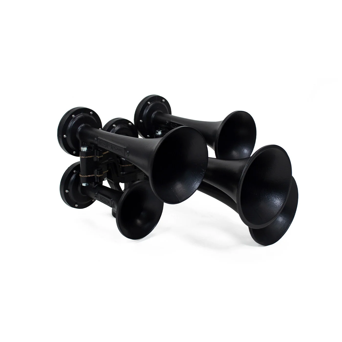 Nathan AirChime P5 five-chime locomotive horn in black powder coat