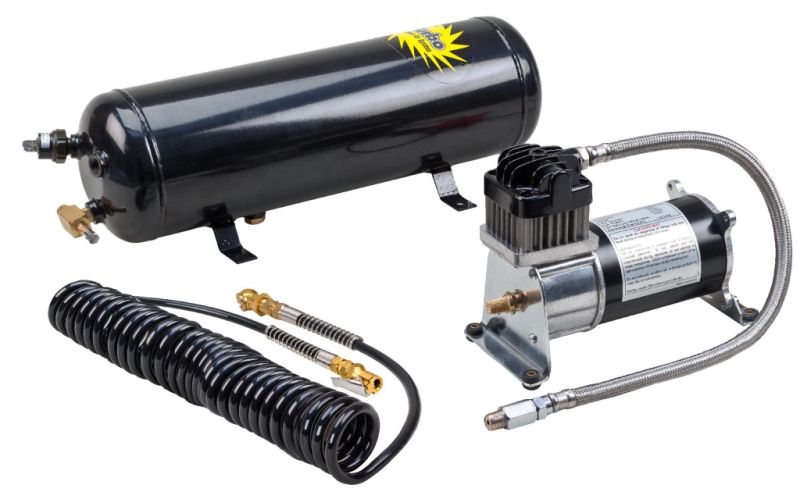 Wolo Model 840 12-volt onboard air compressor, entry-level recommended air source
