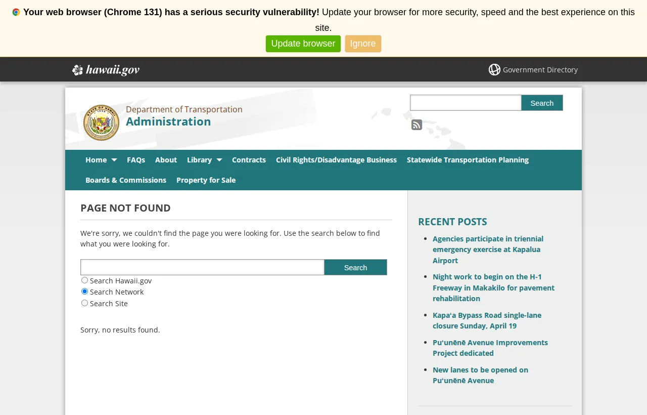 Screenshot of the official statute page at hidot.hawaii.gov
